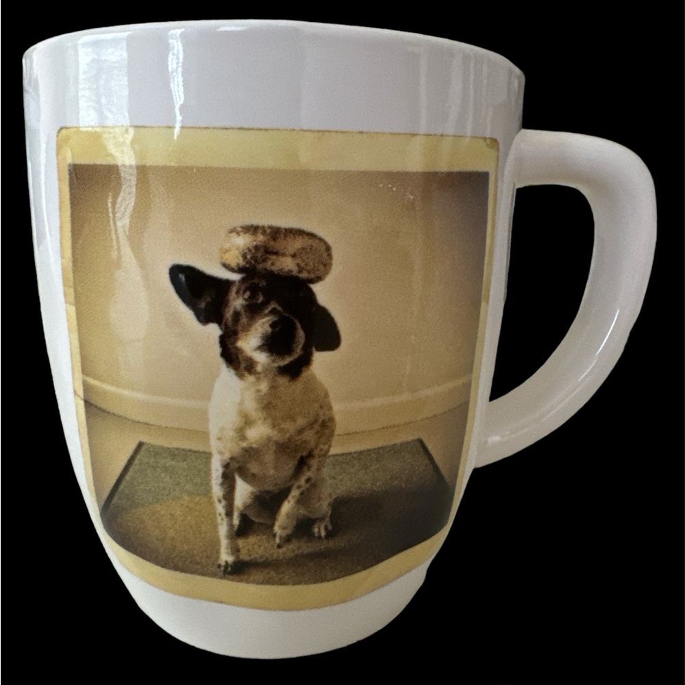 Rae Dunn Ceramic Mug Dog Photo